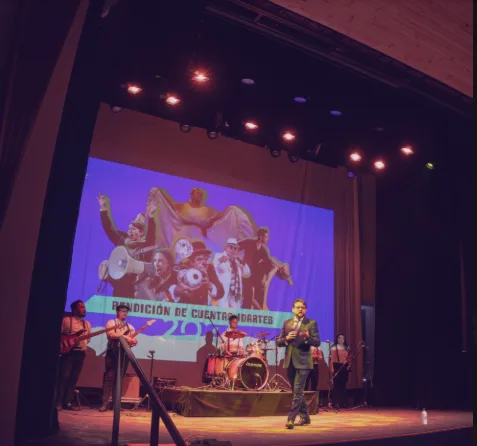 Telones de ciclo rama proyección en vivo