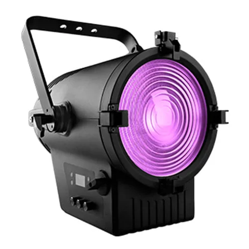 Luces fresnel LED, impacto teatral.