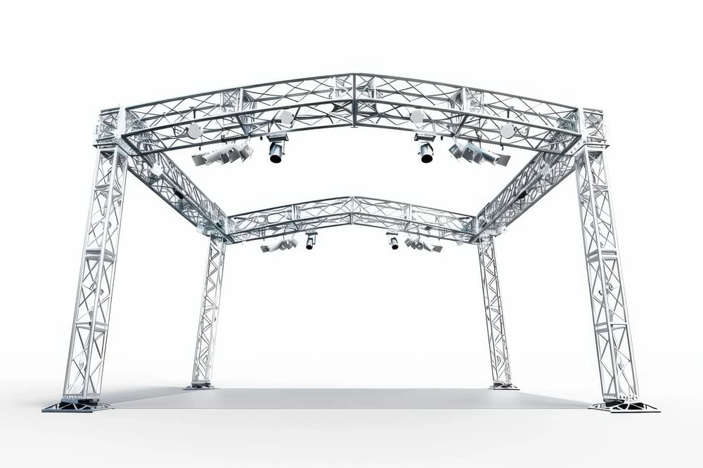 Truss de aluminio vs. truss de acero: Comparativa para eventos profesionales Truss de aluminio vs. truss de acero para eventos en Colombia by Control Lumínico