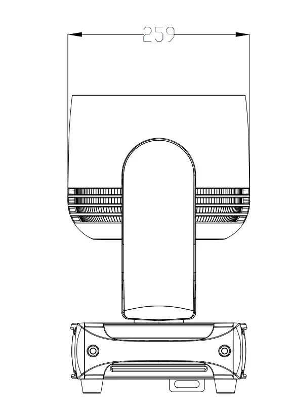 Control Lumínico | Cabeza móvil Wash Silver Star PW8